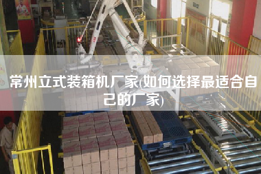 常州立式裝箱機(jī)廠家(如何選擇z適合自己的廠家)